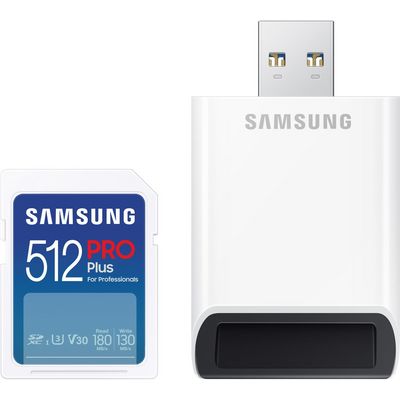 Samsung SDXC 512GB PRO Plus + USB adaptér