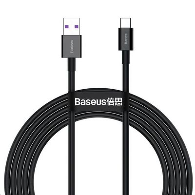 Baseus Superior Series rychlonabíjecí kabel USB/USB-C 66W 2m černá