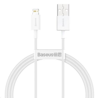 Baseus Superior Series rychlonabíjecí kabel USB/Lightning 2.4A 1m bílá