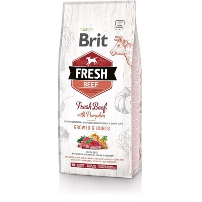 Brit Fresh Beef with Pumpkin Puppy Large 12kg granule pro štěňata