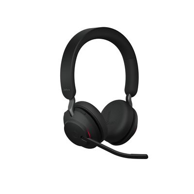 Jabra Evolve2 65, Stereo, USB-A, Bluetooth, Microsoft certifikace, černá