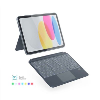 EPICO Klávesnice s pouzdrem pro Apple iPad iPad Pro 11 (2018/2020/2021/2022)/iPad AIR 10,9/10,9 M1 - ČEŠTINA - šedá