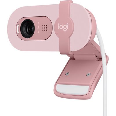 Logitech Brio 100 Full HD Webcamera, růžová