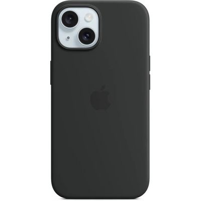 Apple iPhone 15 Silicone Case s MagSafe - Black