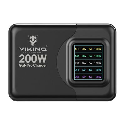 Viking nabíječka USB GaN 200W PD Pro