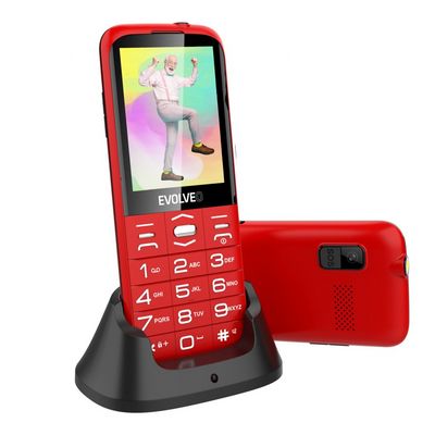 EVOLVEO EasyPhone XO červený