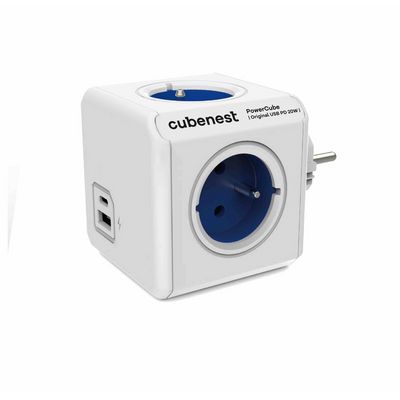 Cubenest PowerCube Original USB A+C PD 20 W Blue