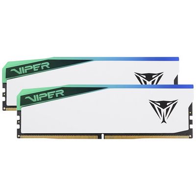 PATRIOT VIPER ELITE 5 WHITE RGB 32GB DDR5 6200MHz / DIMM / CL42 / Kit 2x 16GB