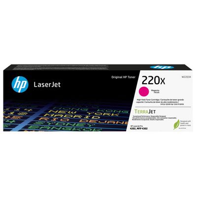 HP toner 220X (purpurový, 5500str.) pro LaserJet Pro 4202dn, 4202dw, MFP 4302dw, MFP 4302fdn, MFP 4302fdw