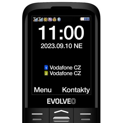 EVOLVEO EasyPhone FS černá barva