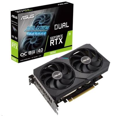 ASUS Dual GeForce RTX 3050 V2 OC Edition 8GB