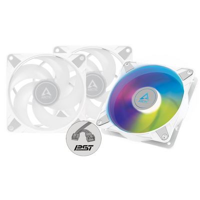 ARCTIC P12 PWM PST A-RGB 0dB White (pack 3ks)