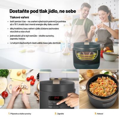 Lauben Electric Pressure Cooker 5000AT - tlakový hrnec