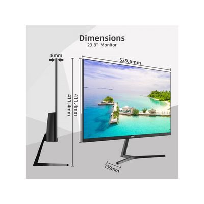 CHiQ MT 24F650 24, FHD, 75 Hz, Frameless, černý