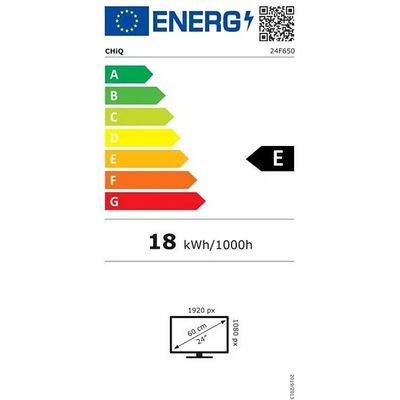 CHiQ MT 24F650 24, FHD, 75 Hz, Frameless, černý