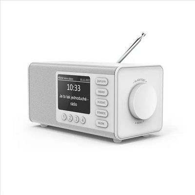 Hama digitální rádio DR1000, FM/DAB/DAB+, bílé