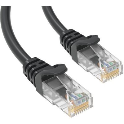 Conexpro patch kabel UTP, CAT5e, 0.5m, černý