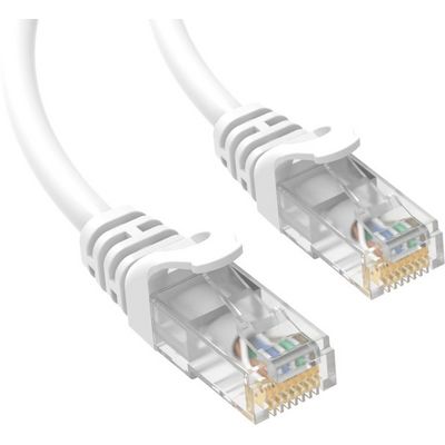 Conexpro patch kabel UTP, CAT6, 0.5m, bílý