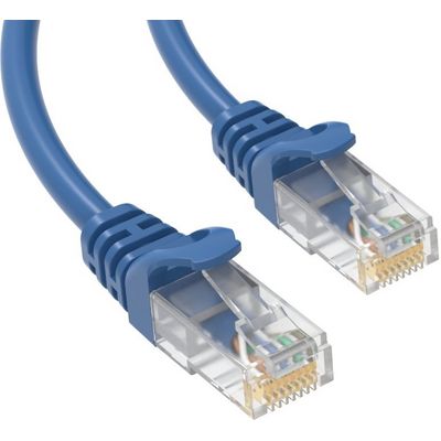 Conexpro patch kabel UTP, CAT5e, 1m, modrý