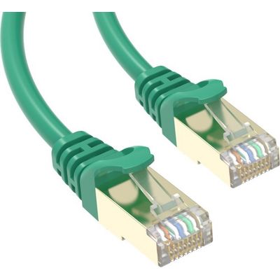 Conexpro slim patch kabel STP, CAT6A, 1m, zelený