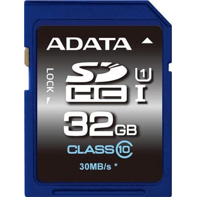 ADATA Secure Digital SDHC 32GB UHS-I Class10