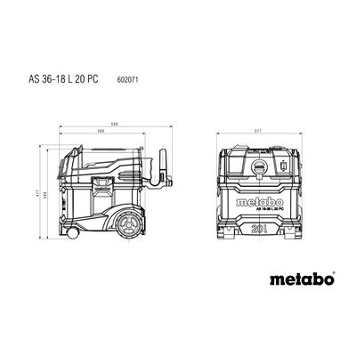 Metabo AS 36-18 L 20 PC (602071850)