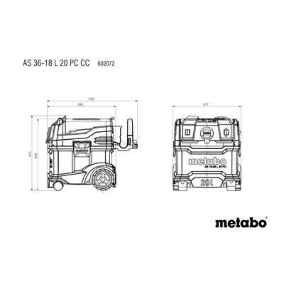 Metabo AS 36-18 L 20 PC-CC (602072850)