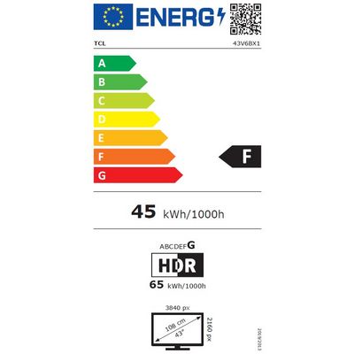 43 TCL 43V6B