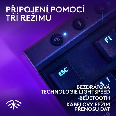 Logitech G515 TKL, CZ, černá, drátová