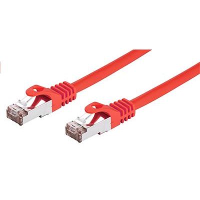 Kabel C-TECH patch cord Cat6, FTP, červený, 2m