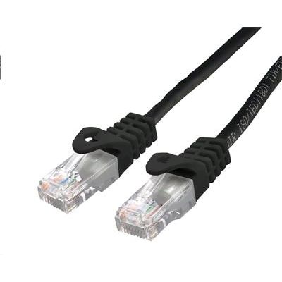 Kabel C-TECH patch cord Cat6, UTP, černý, 1m