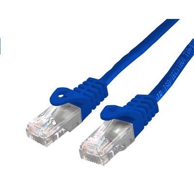 Kabel C-TECH patch cord Cat6, UTP, modrý, 1m