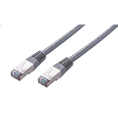 Kabel C-TECH patch cord Cat5e, FTP, šedý, 10m