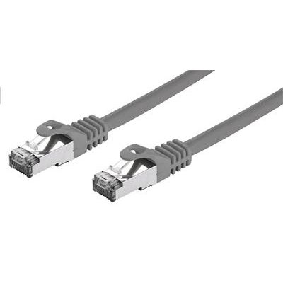 Kabel C-TECH patch cord Cat7, S/FTP, šedý, 3m