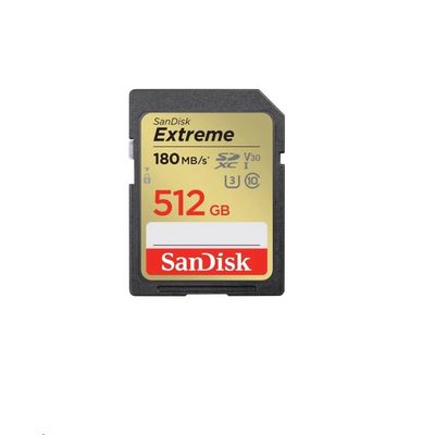 SanDisk SDXC Extreme 512GB UHS-I U3, V30