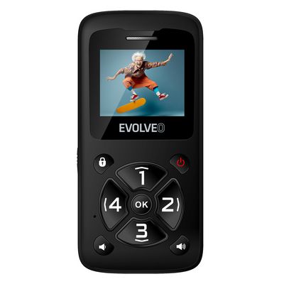 EVOLVEO EasyPhone ID černý