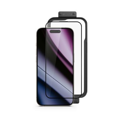 Epico Hero Glass 3D for iPhone 16 Pro s instalačním rámečkem