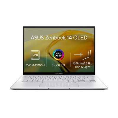 ASUS Zenbook 14 OLED UX3402VA-OLED758X Foggy Silver celokovový