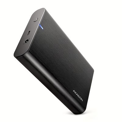 AXAGON EE35-A6C, USB-C 5Gbps - SATA 6G 3.5 kovový RAW box, bezšroubkový