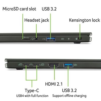 Acer Swift Edge 16 Olivine Black (SFE16-44-R4JU) (NX.KTDEC.001)