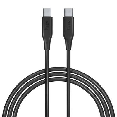 Datový kabel Allity AUC-02 USB-C/USB-C 2m 100W černý