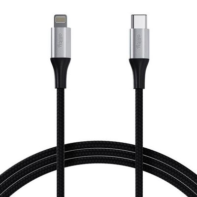 Datový kabel Allity AUC-01 USB-C/Lightning 2m 27W černý