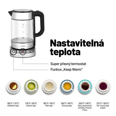 Lauben Electric Kettle EK17GS - rychlovarná konvice