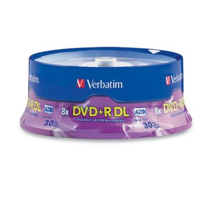 Verbatim DVD+R DL Printable 8x, 8,5 GB, 25 ks (Spindl)