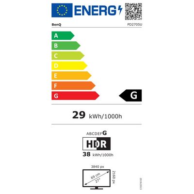 BENQ 27 LED PD2705U - rozbalené / použité