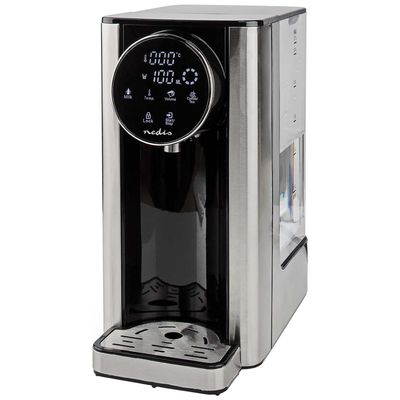 NEDIS automat na horkou vodu/ objem 2,7 l/ display/ digitální/ černá (hliník) - rozbalené / použité