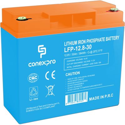 Conexpro baterie LiFePO4, 12.8V, 30Ah, Smart BMS, Bluetooth