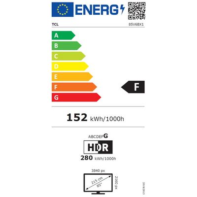 85 TCL 85V6B - rozbalené / použité