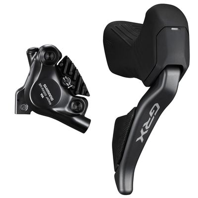 SHIMANO kot brzd-set GRX BR-RX820/ST-RX825 zadní BR/pravá ST FLAT MOUNT polymer+chladič SMBH90/1700m