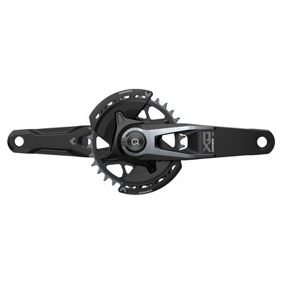 Kliky SRAM Powermeter X0 Eagle Spindle Q174 CL55 DUB MTB Wide 170mm Black 2-guards 32z T-T